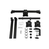 StarTech.com - Brazo para 3 Monitores de Montaje en Escritorio - Soporte VESA Ergonómico para 3 Monitores de hasta 27" - Mástil