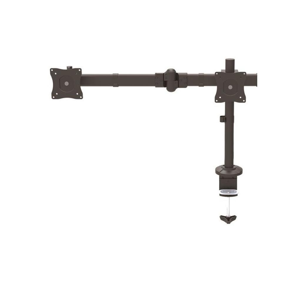 StarTech.com - Brazo para 3 Monitores de Montaje en Escritorio - Soporte VESA Ergonómico para 3 Monitores de hasta 27" - Mástil