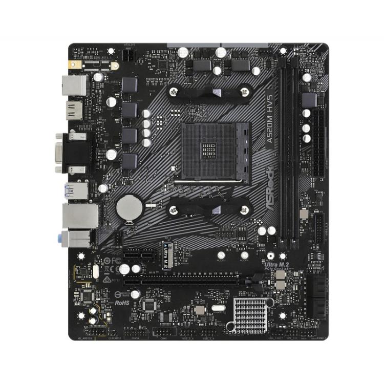 Asrock - A520M-HVS AMD A520 Zócalo AM4 micro ATX