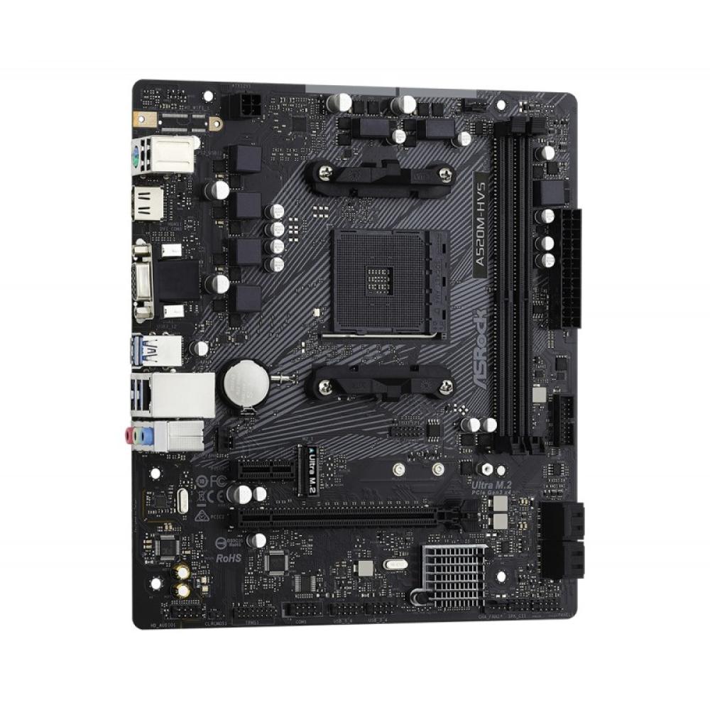 Asrock - A520M-HVS AMD A520 Zócalo AM4 micro ATX