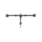 StarTech.com - Brazo para 3 Monitores de Montaje en Escritorio - Soporte VESA Ergonómico para 3 Monitores de hasta 27" - Mástil