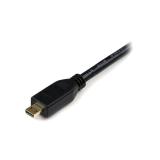 StarTech.com - Cable de 3m Micro HDMI a HDMI con Ethernet - Vídeo de 4K a 30Hz - Cable Adaptador Conversor Micro HDMI Tipo D de