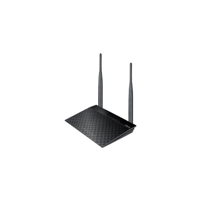 ASUS - RT-N12E C1 N300 router inalámbrico Ethernet rápido Banda única (2,4 GHz) Negro, Metálico