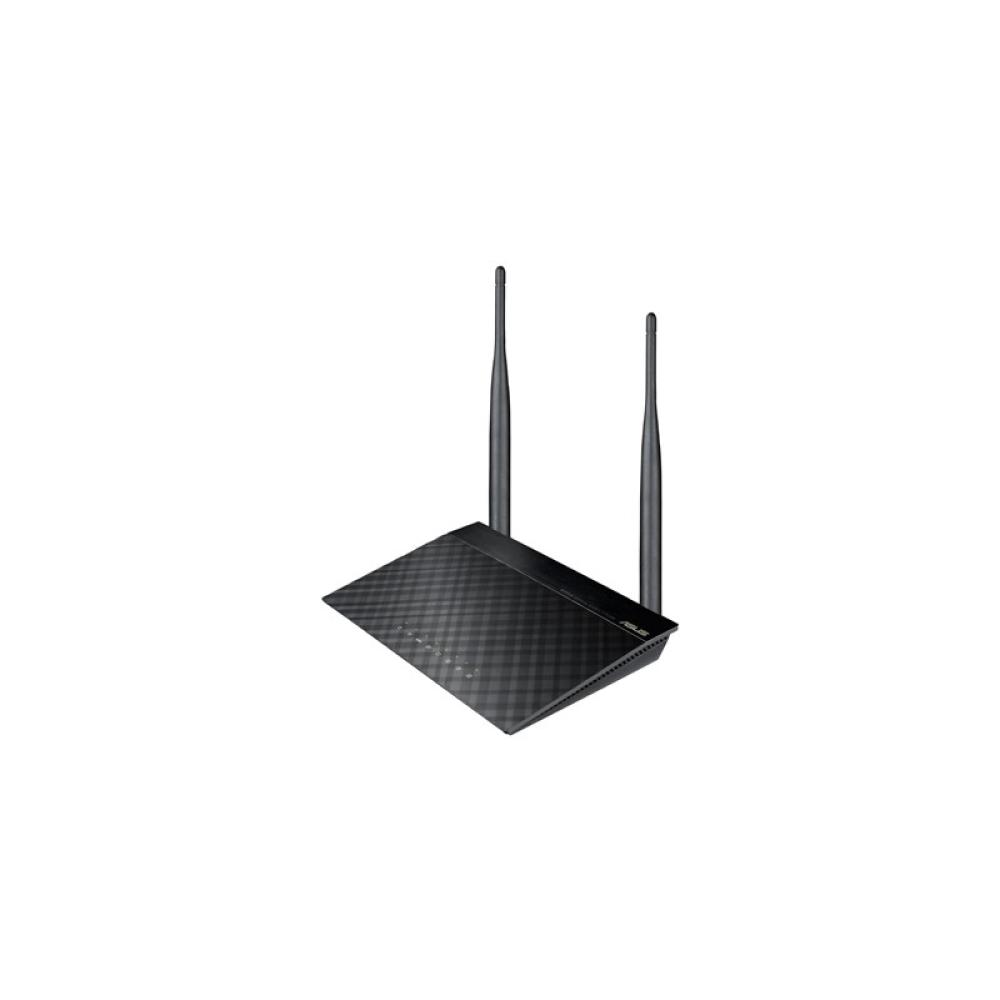 ASUS - RT-N12E C1 N300 router inalámbrico Ethernet rápido Banda única (2,4 GHz) Negro, Metálico