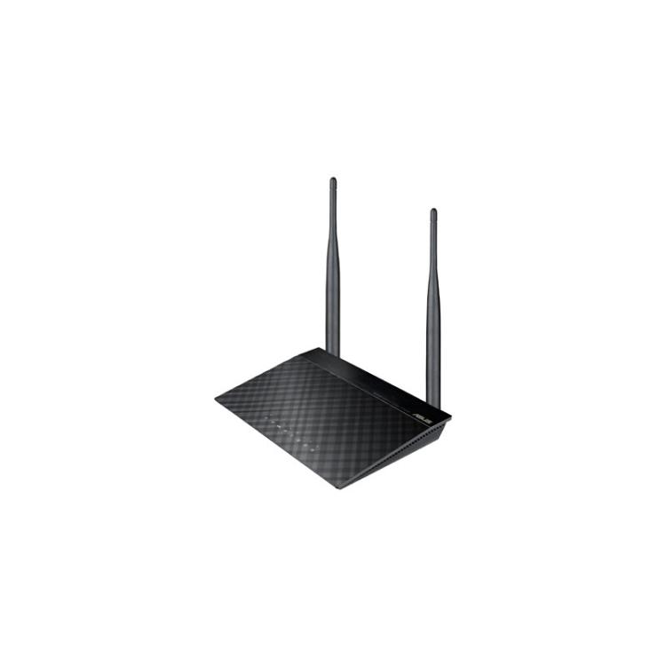 ASUS - RT-N12E C1 N300 router inalámbrico Ethernet rápido Banda única (2,4 GHz) Negro, Metálico