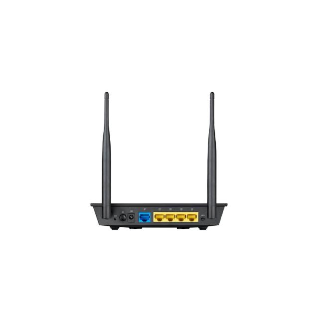 ASUS - RT-N12E C1 N300 router inalámbrico Ethernet rápido Banda única (2,4 GHz) Negro, Metálico