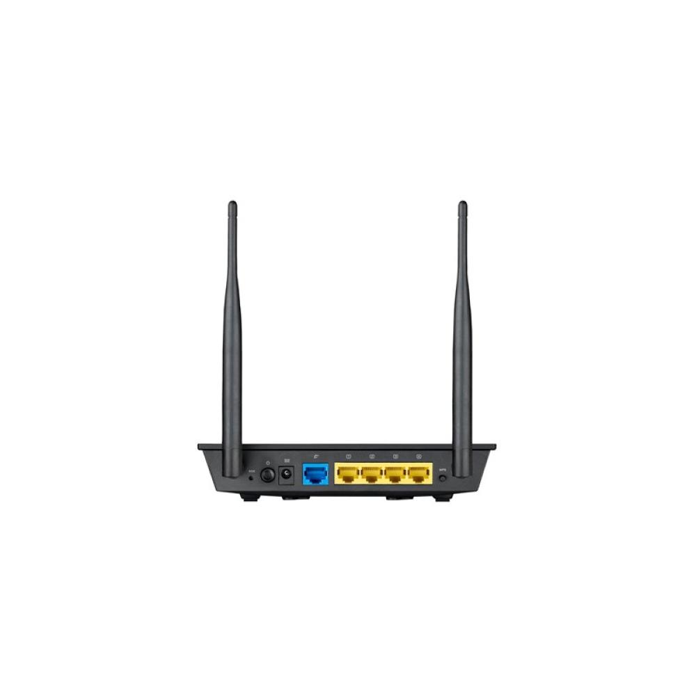 ASUS - RT-N12E C1 N300 router inalámbrico Ethernet rápido Banda única (2,4 GHz) Negro, Metálico