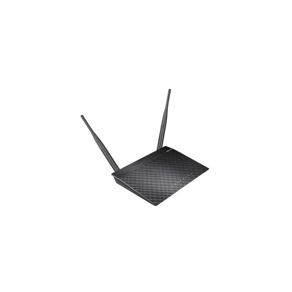 ASUS - RT-N12E C1 N300 router inalámbrico Ethernet rápido Banda única (2,4 GHz) Negro, Metálico