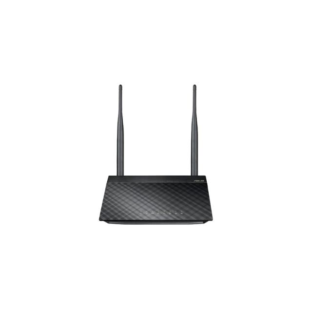 ASUS - RT-N12E C1 N300 router inalámbrico Ethernet rápido Banda única (2,4 GHz) Negro, Metálico
