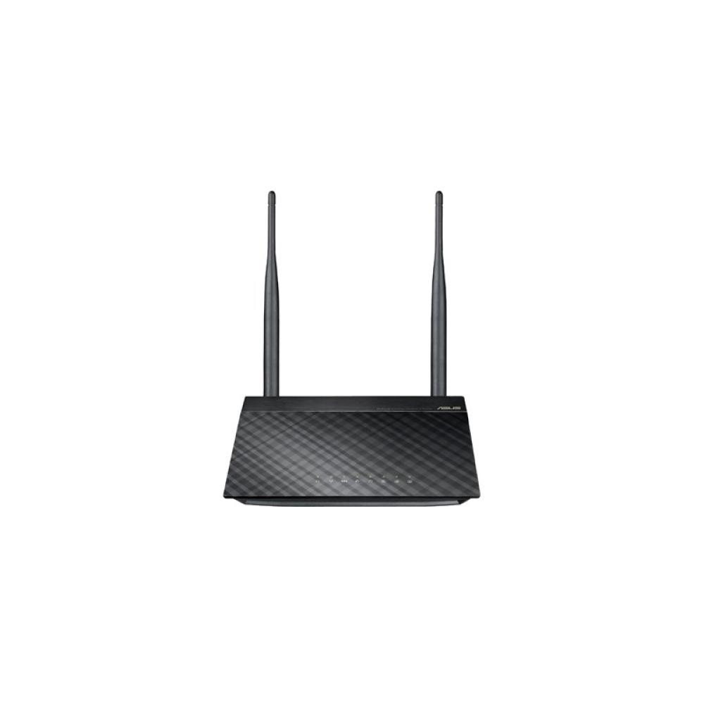 ASUS - RT-N12E C1 N300 router inalámbrico Ethernet rápido Banda única (2,4 GHz) Negro, Metálico