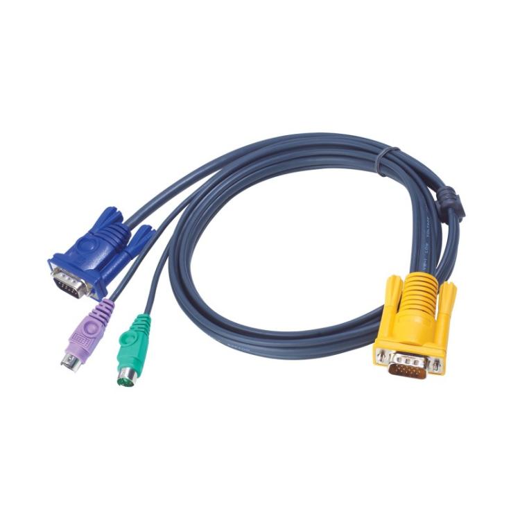 ATEN - Cable KVM PS/2 con SPHD 3 en 1 de 1,8 m