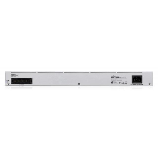 Ubiquiti - UniFi Pro 24-Port PoE Gestionado L2/L3 Gigabit Ethernet (10/100/1000) Energía sobre Ethernet (PoE) 1U Plata