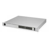 Ubiquiti - UniFi Pro 24-Port PoE Gestionado L2/L3 Gigabit Ethernet (10/100/1000) Energía sobre Ethernet (PoE) 1U Plata