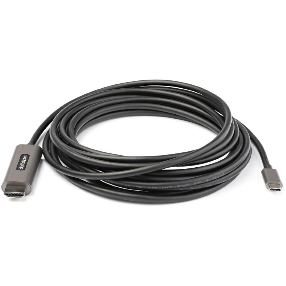 StarTech.com - Cable 5m USB C a HDMI 4K de 60Hz con HDR10 - Adaptador de Vídeo USB Tipo C a HDMI 2.0b Ultra HD 4K - Convertidor