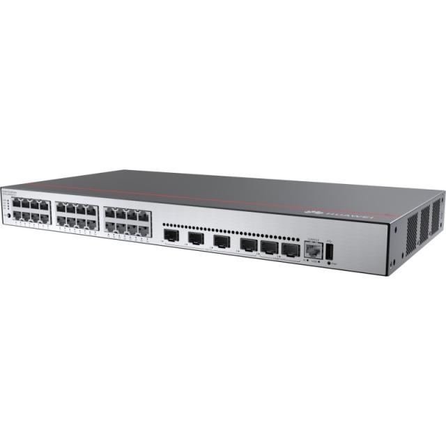 Huawei - CloudEngine S5735-L24P4XE-A-V2 Gestionado L3 Gigabit Ethernet (10/100/1000) Energía sobre Ethernet (PoE) 1U Negro, Plat