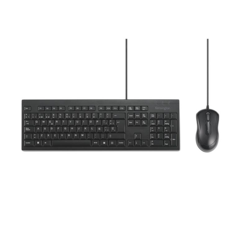 Kensington - Kit de teclado y ratón con cable KM100 EQ