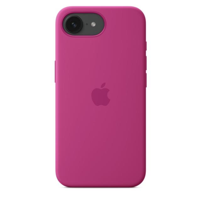 Apple - Funda de silicona para el iPhone 16e - Fucsia