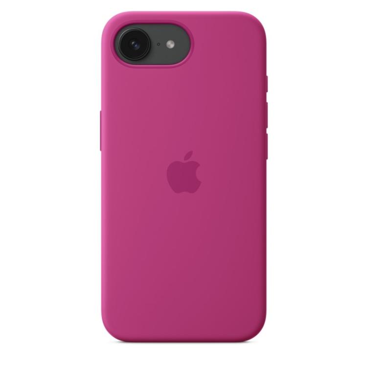 Apple - Funda de silicona para el iPhone 16e - Fucsia