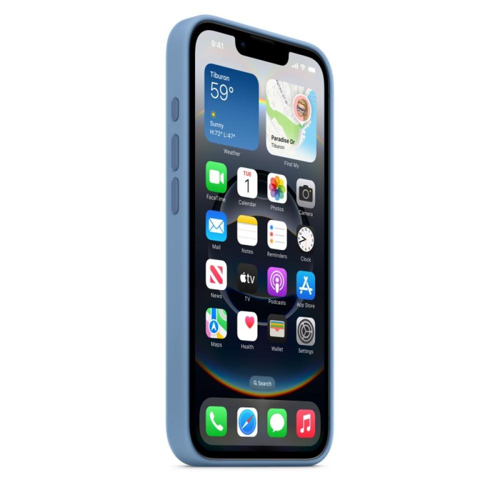 Apple - Funda de silicona para el iPhone 16e - Azul invierno