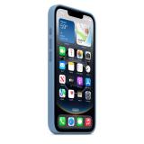 Apple - Funda de silicona para el iPhone 16e - Azul invierno