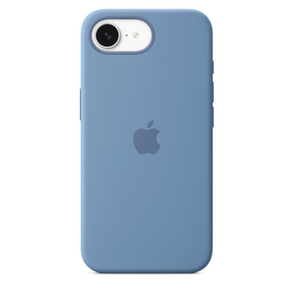 Apple - Funda de silicona para el iPhone 16e - Azul invierno