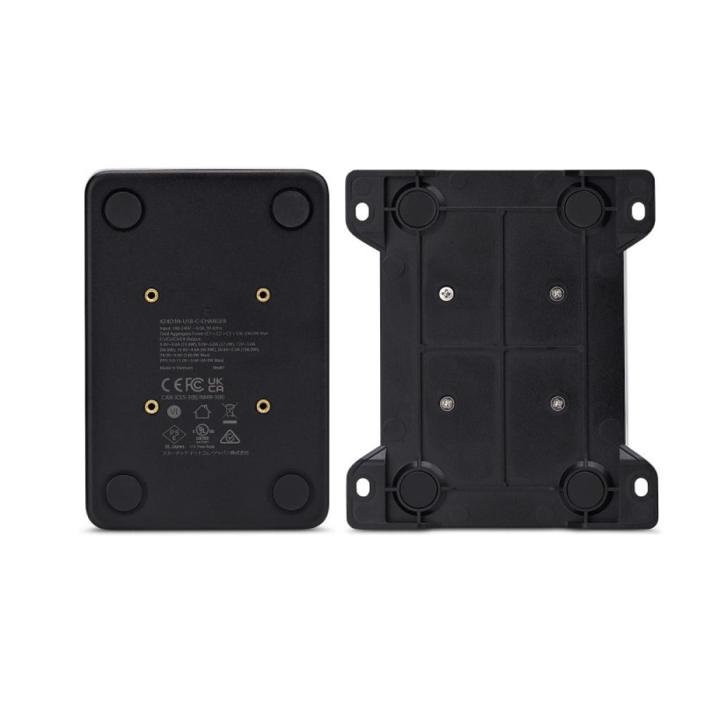 StarTech.com - Cargador USB-C de 4 Puertos - Cargador USB Tipo C - Cargador para Portátil - Cargador para Móvil - Un Puerto 140W