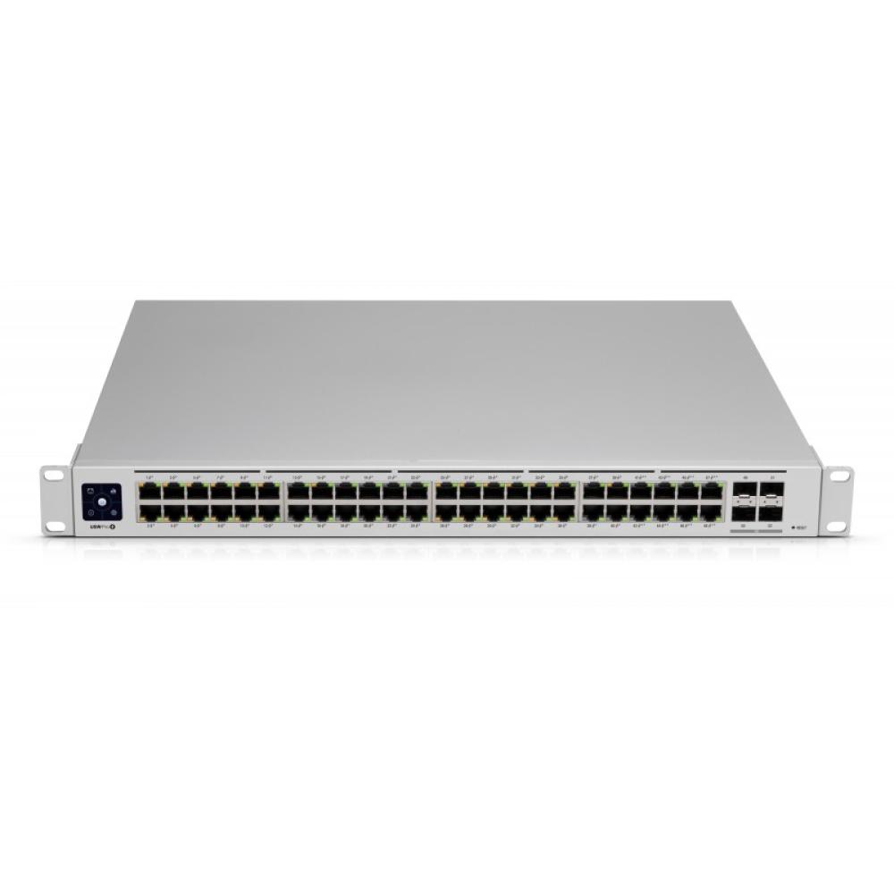 Ubiquiti - UniFi Pro 48-Port PoE Gestionado L2/L3 Gigabit Ethernet (10/100/1000) Energía sobre Ethernet (PoE) 1U Plata