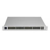 Ubiquiti - UniFi Pro 48-Port PoE Gestionado L2/L3 Gigabit Ethernet (10/100/1000) Energía sobre Ethernet (PoE) 1U Plata