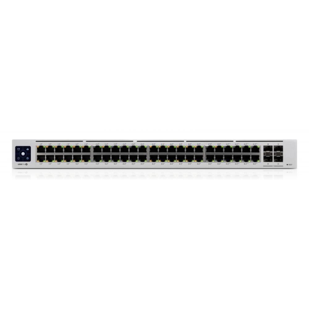 Ubiquiti - UniFi Pro 48-Port PoE Gestionado L2/L3 Gigabit Ethernet (10/100/1000) Energía sobre Ethernet (PoE) 1U Plata