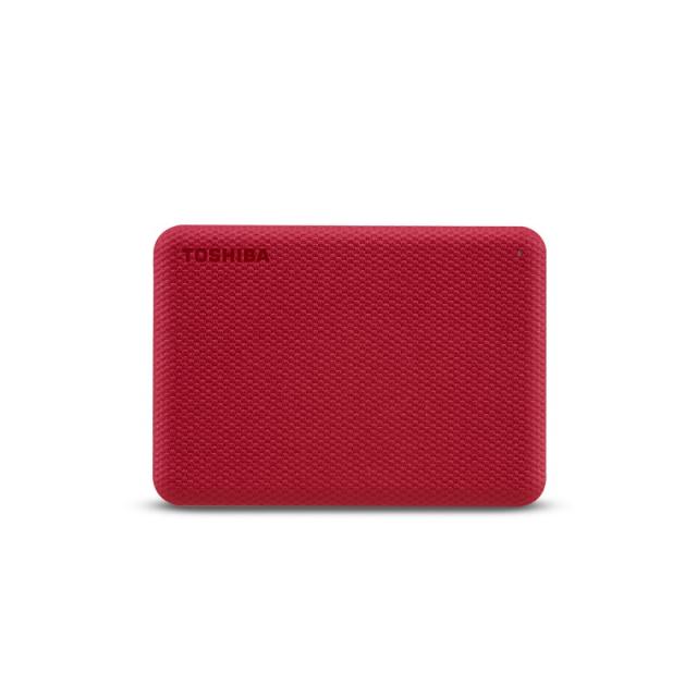 Toshiba - Canvio Advance disco duro externo 2000 GB Rojo
