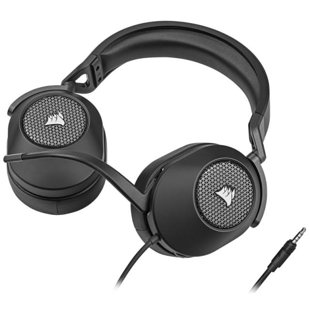 Corsair - HS65 SURROUND Auriculares Alámbrico De mano Juego Carbono