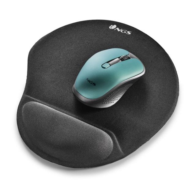 NGS - KILIM GEL Alfombrilla de ratón para juegos Negro
