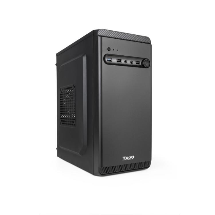 TooQ - Caja Minitorre Micro-ATX Negra - TQC-4702U3C-B