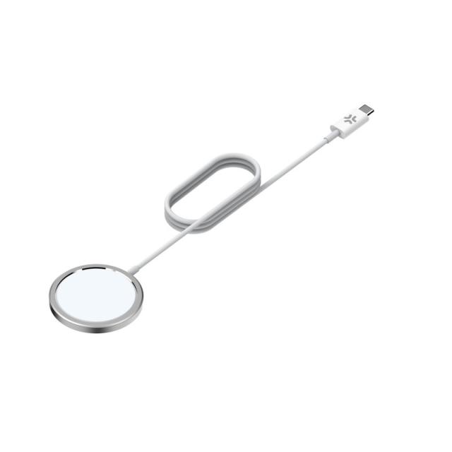 Celly - MAGCHARGEPRO cargador de dispositivo móvil Smartphone Blanco USB Cargador inalámbrico Interior