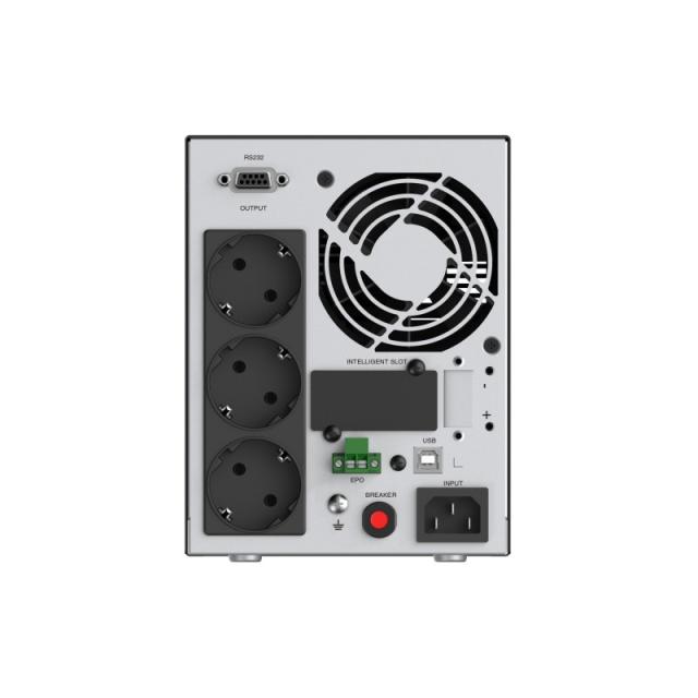 Conceptronic - ZEUS52ES1K sistema de alimentación ininterrumpida (UPS) Doble conversión (en línea) 1 kVA 900 W 3 salidas AC