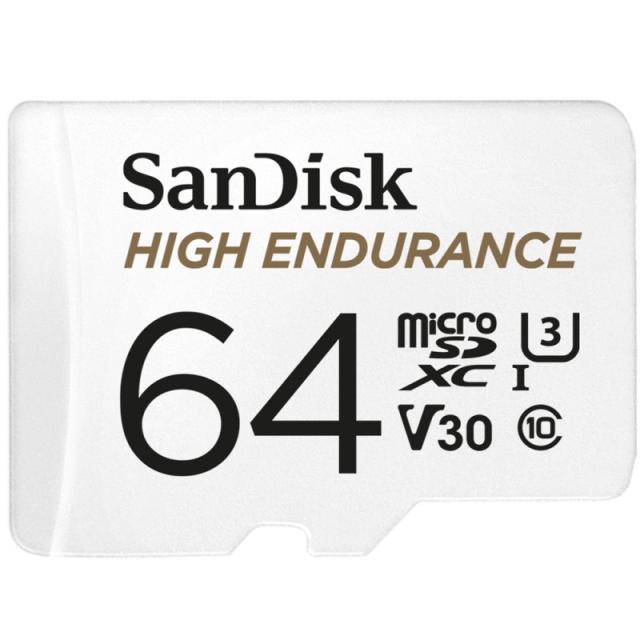SanDisk - High Endurance 64 GB MicroSDXC UHS-I Clase 10