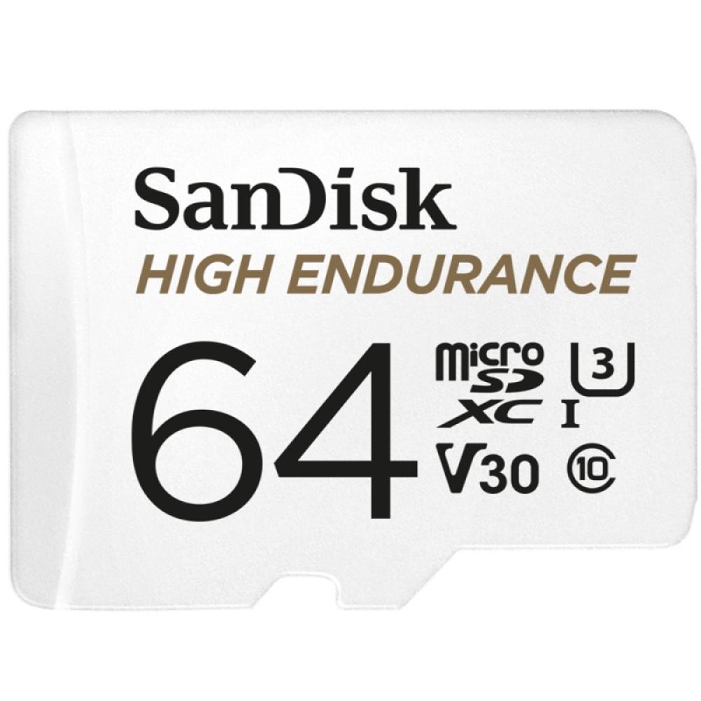 SanDisk - High Endurance 64 GB MicroSDXC UHS-I Clase 10