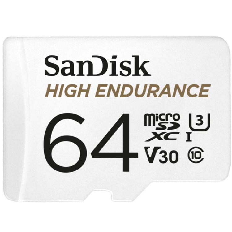 SanDisk - High Endurance 64 GB MicroSDXC UHS-I Clase 10