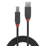 Lindy - 36676 cable USB USB 2.0 7,5 m USB A USB B Negro