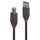 Lindy - 36676 cable USB USB 2.0 7,5 m USB A USB B Negro