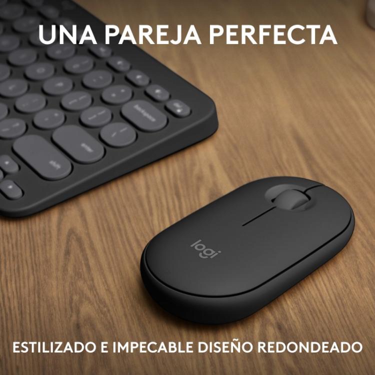 Logitech - 920-012227 teclado Ratón incluido Universal RF Wireless + Bluetooth QWERTY Español Grafito