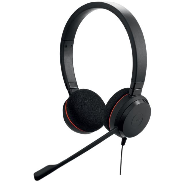Jabra - Evolve 20 Auriculares Alámbrico Diadema Oficina/Centro de llamadas USB Type-C / USB Type-A Negro - 4999-823-169