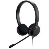 Jabra - Evolve 20 Auriculares Alámbrico Diadema Oficina/Centro de llamadas USB Type-C / USB Type-A Negro - 4999-823-169