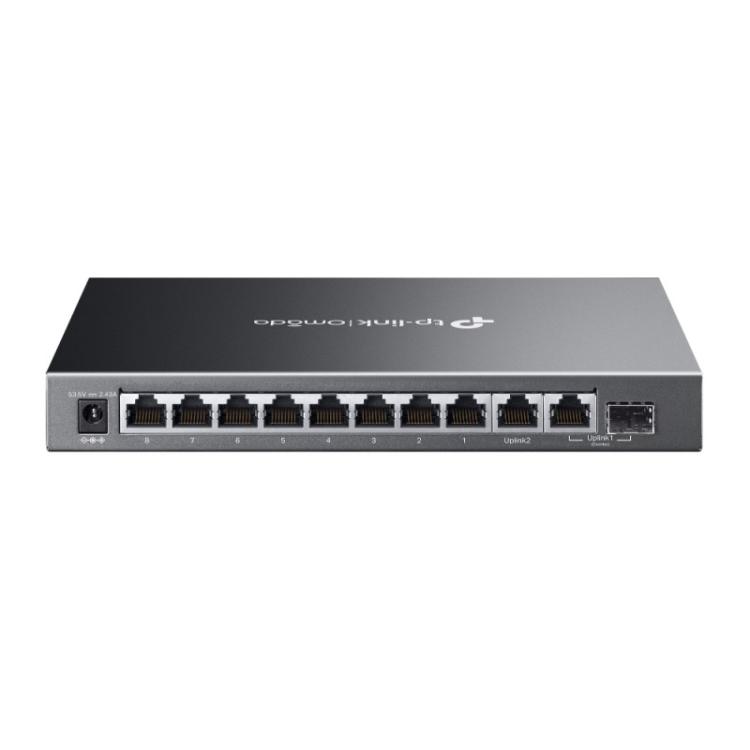 TP-Link - Omada ES210GMP switch Gestionado Gigabit Ethernet (10/100/1000) Energía sobre Ethernet (PoE) Negro