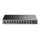 TP-Link - Omada ES210GMP switch Gestionado Gigabit Ethernet (10/100/1000) Energía sobre Ethernet (PoE) Negro