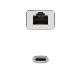 Nanocable - Conversor USB-C A Ethernet Gigabit 10/100/1000 Mbps. 15cm