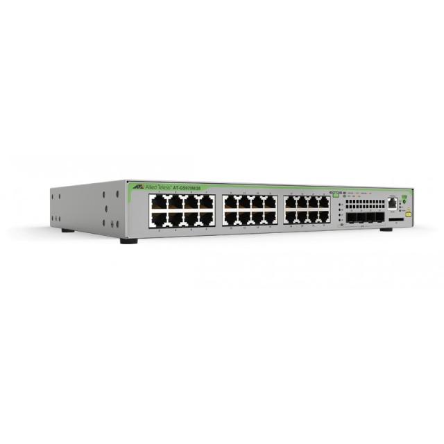 Allied Telesis - GS970M Gestionado L3 Gigabit Ethernet (10/100/1000) Energía sobre Ethernet (PoE) 1U Gris