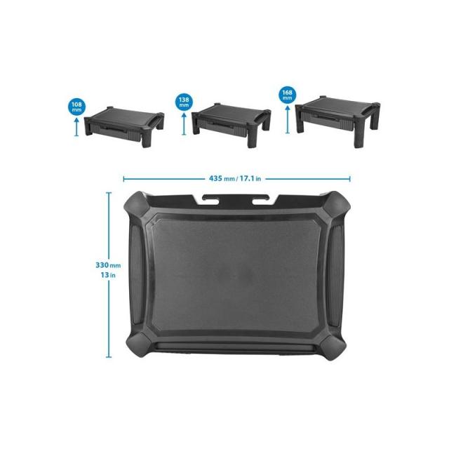 StarTech.com - Base de Soporte para Monitor - con Cajón y Altura Ajustable