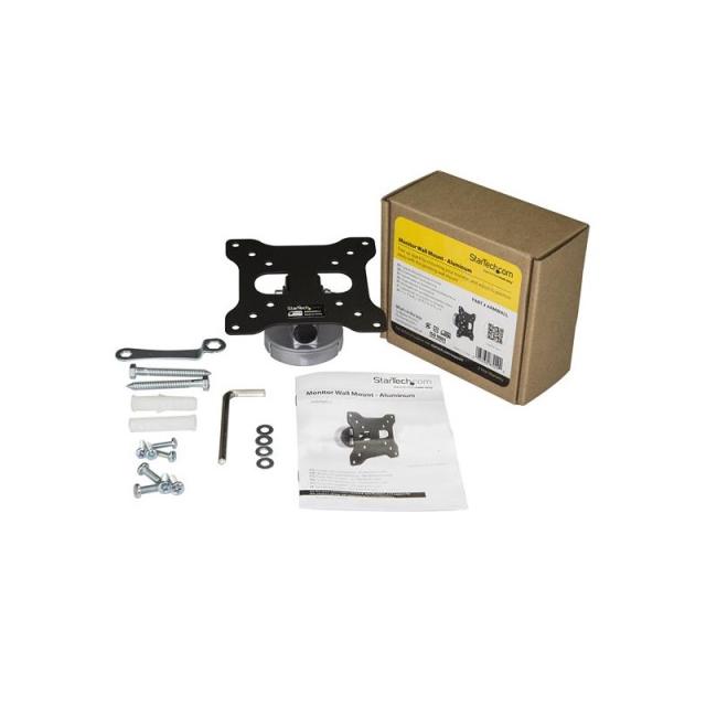 StarTech.com - Soporte de pared para monitor - de aluminio - Montura VESA para Pantallas de hasta 27 Pulgadas