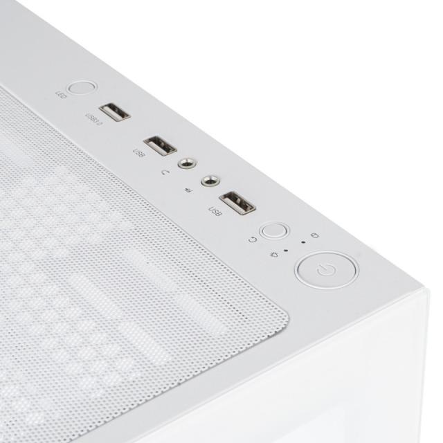 NOX - Hummer NXHUMMERVSNWH carcasa de ordenador Midi Tower Blanco